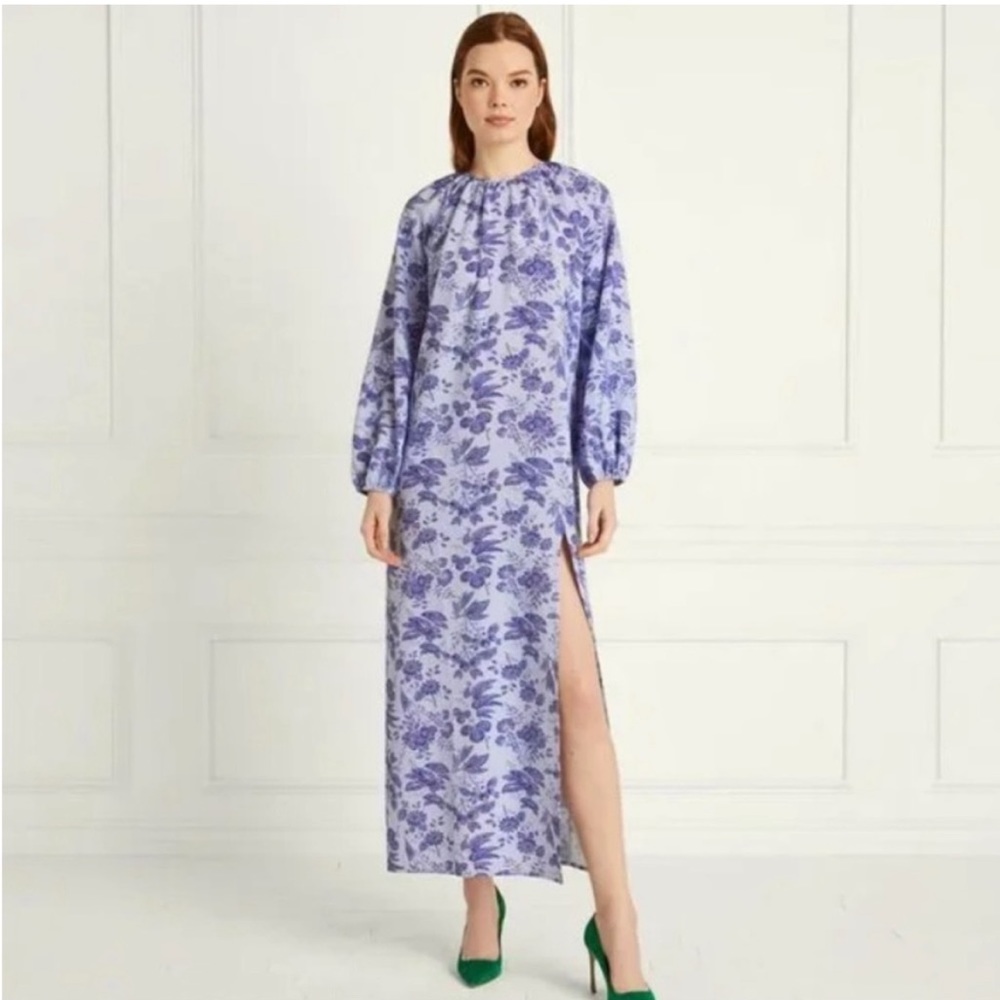 Hill House NWT The Simone Dress in Lilac Tonal Floral